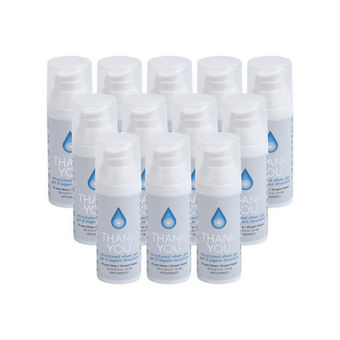 Thank You Structured Silver Gel: 12 Cylinders (save $118.40)