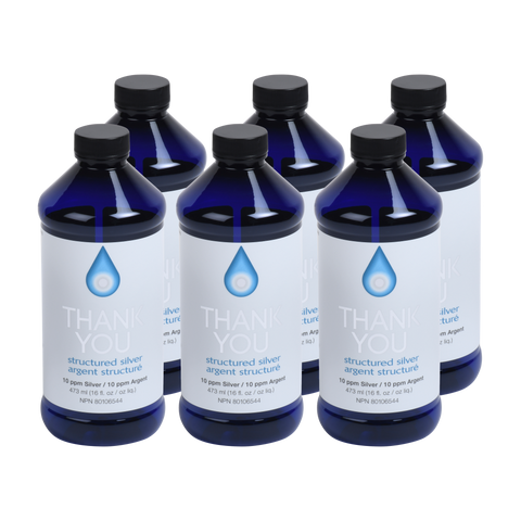 Thank You Structured Silver Solution: 6 Bottles (save $82.70)