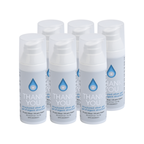 Thank You Structured Silver Gel: 6 Cylinders (save $51.70)