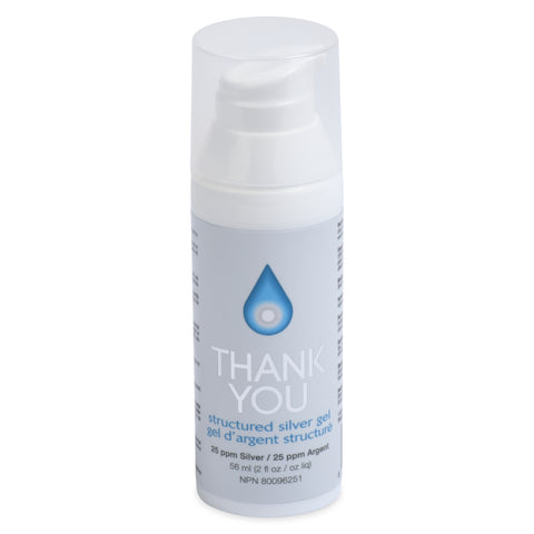 Thank You Structured Silver Gel - Single Cylinder