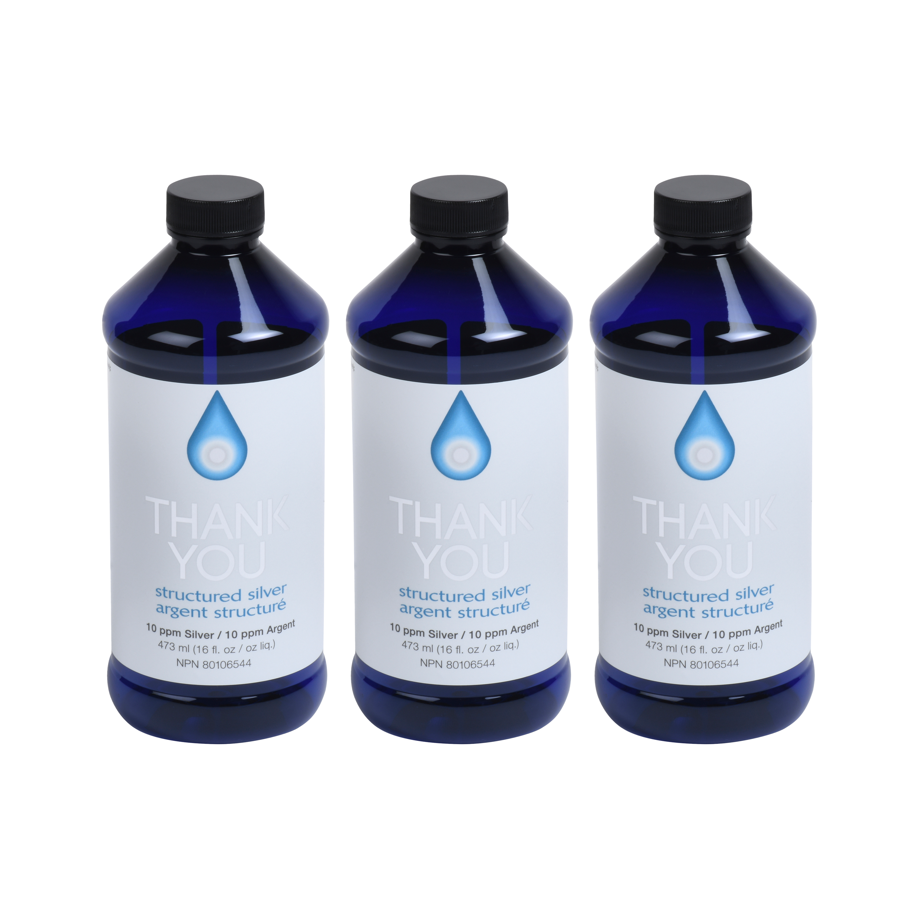 Structured Silver Solution Structured Silver Solution - 3 Bottles – Thank You Silver Canada